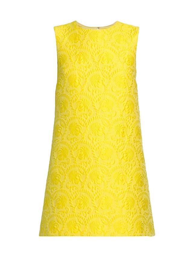 Matelasse Fiori Jacquard Mini Dress Product Image