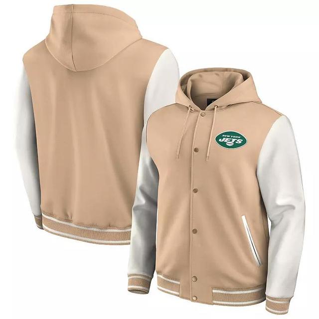 Mens Darius Rucker Collection by Fanatics Khaki New York Mets Tri-Blend Full-Snap Hoodie Baseball Jacket Product Image