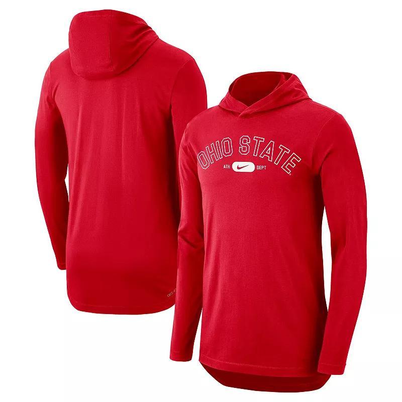 Ohio State Nike Men's Dri-FIT College Hooded T-Shirt Product Image