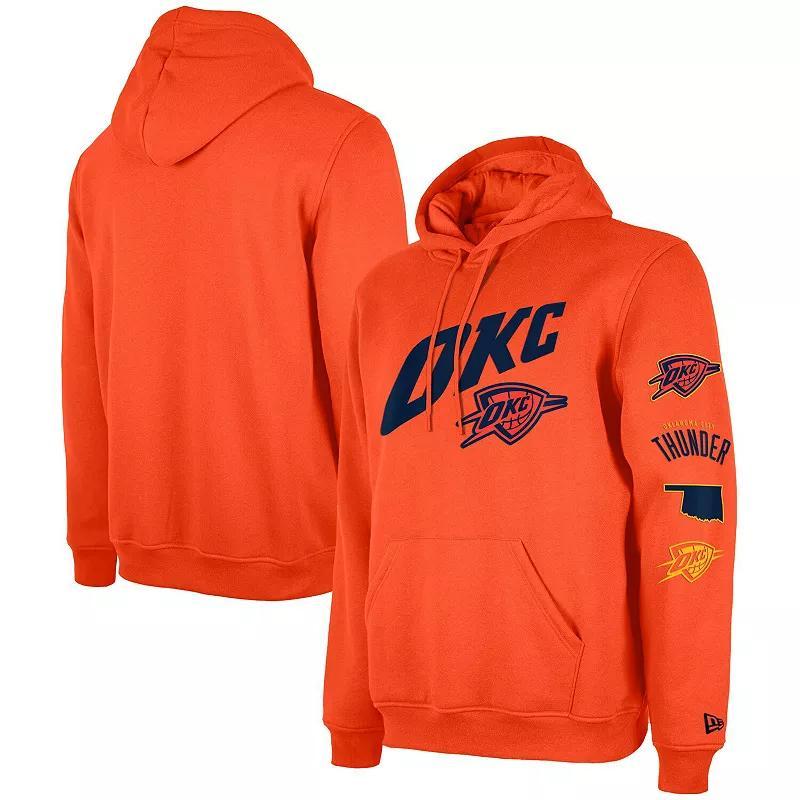 Mens New Era Oklahoma City Thunder 2023/24 City Edition Big & Tall Pullover Hoodie Product Image