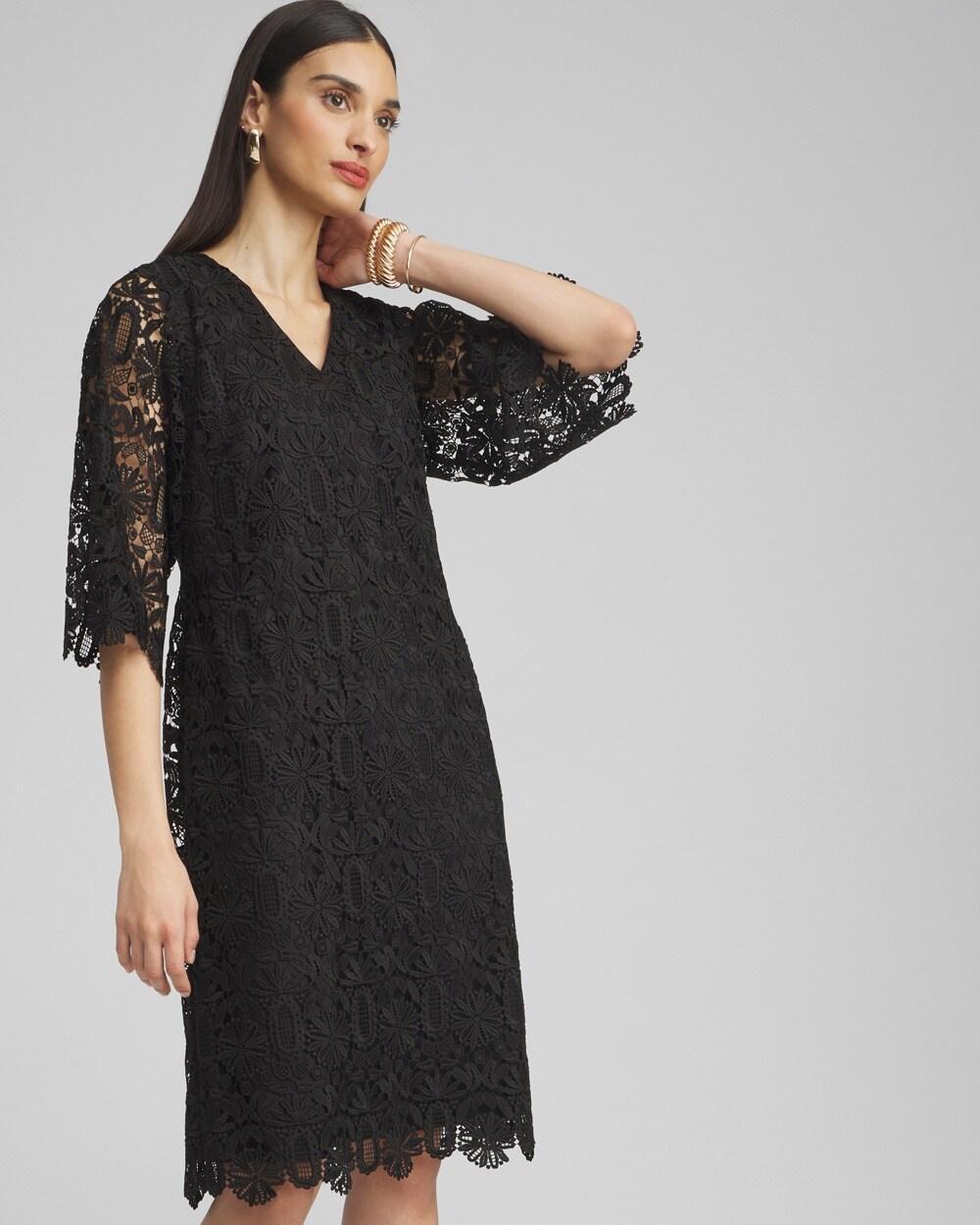 Women's Lace Shift Dress Product Image