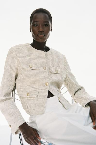 Textured-weave Jacket Product Image