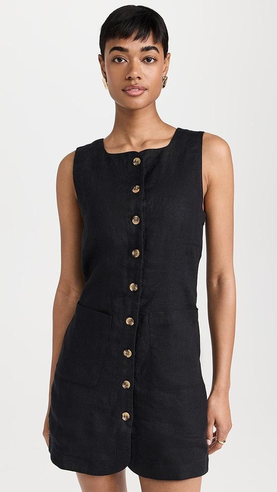 POSSE Emma Button Down Mini Dress | Shopbop Product Image