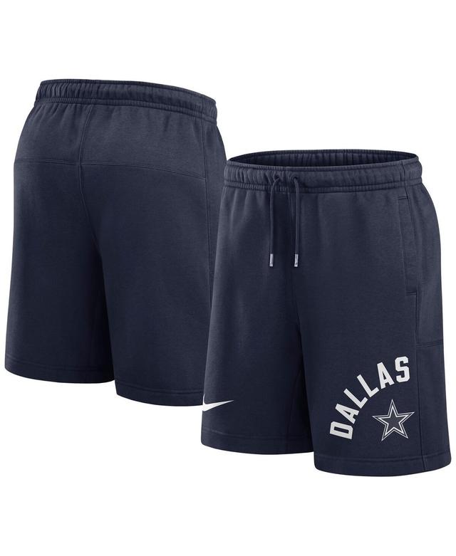 Mens Nike Dallas Cowboys Arched Kicker Shorts Blue Product Image