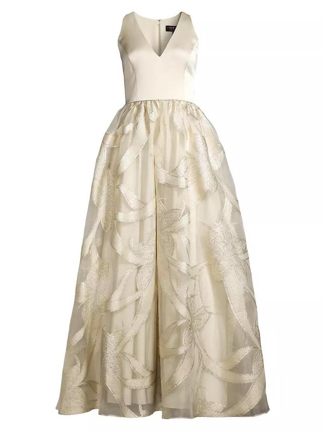 Metallic Jacquard Ballgown Product Image