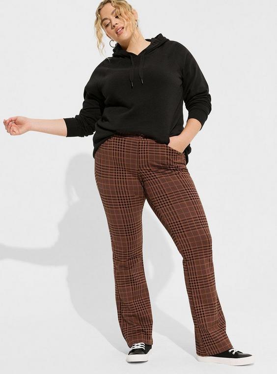 Trouser Bootcut Luxe Ponte Mid Rise Pant Product Image