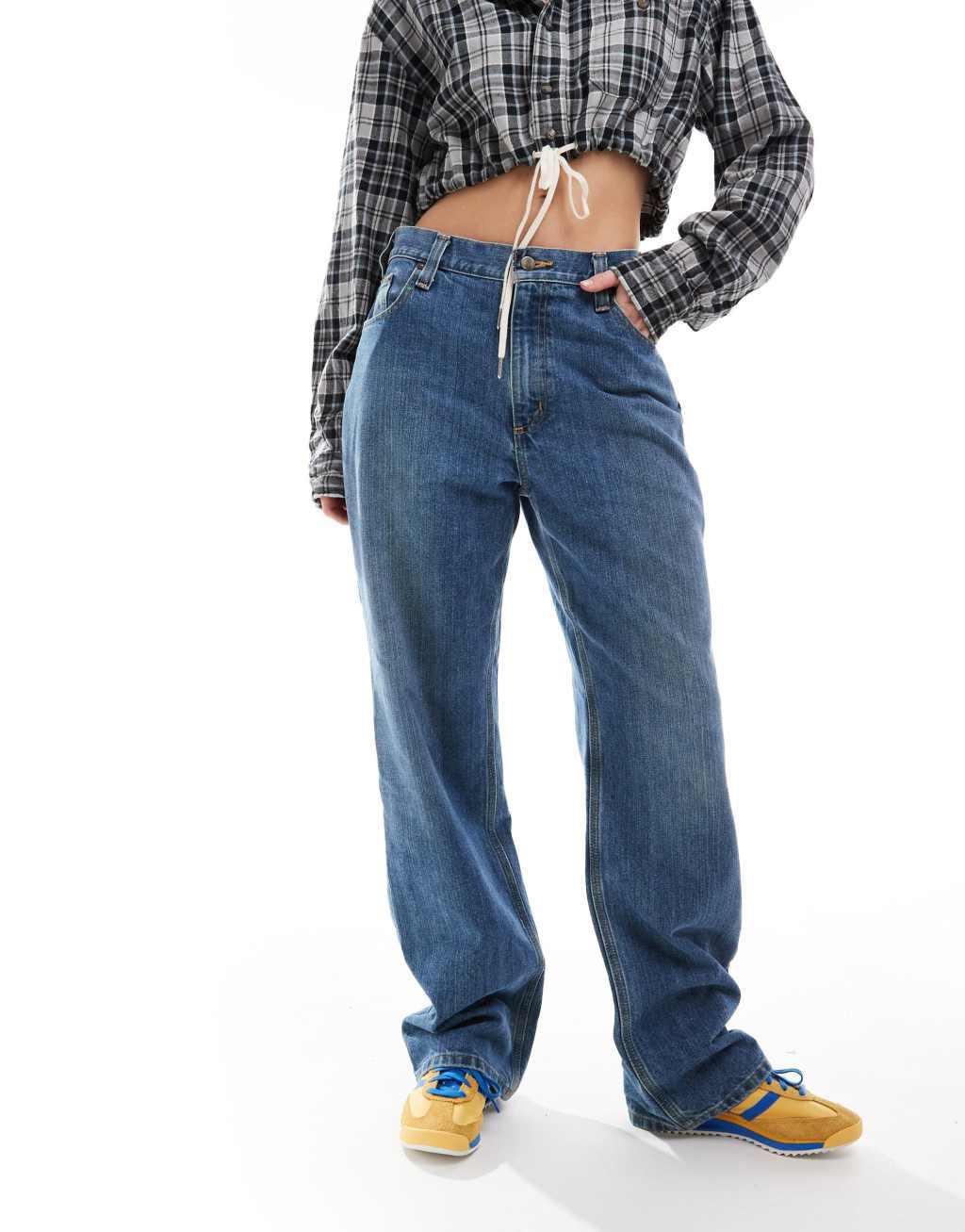 Reclaimed Vintage Revived x Glass Onion baggy jeans Product Image