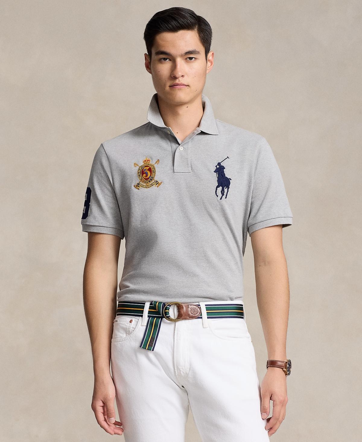 Mens Mesh Pony Sport Polo Shirt Product Image