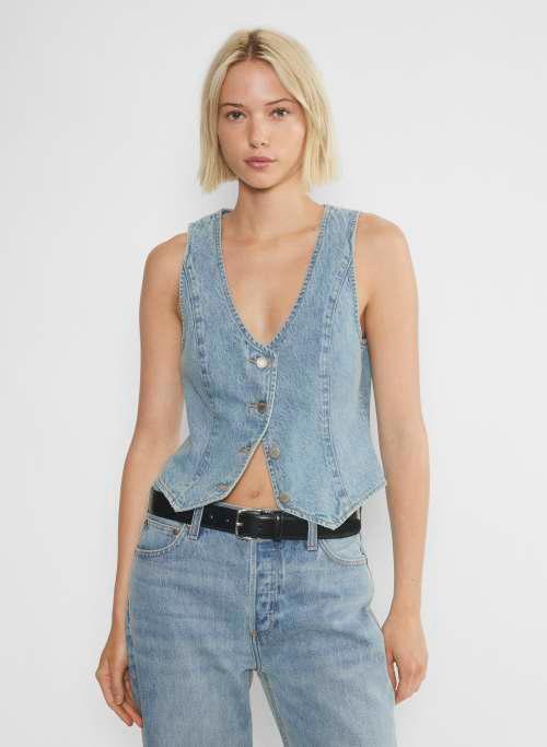 the 90s mia denim vest Product Image