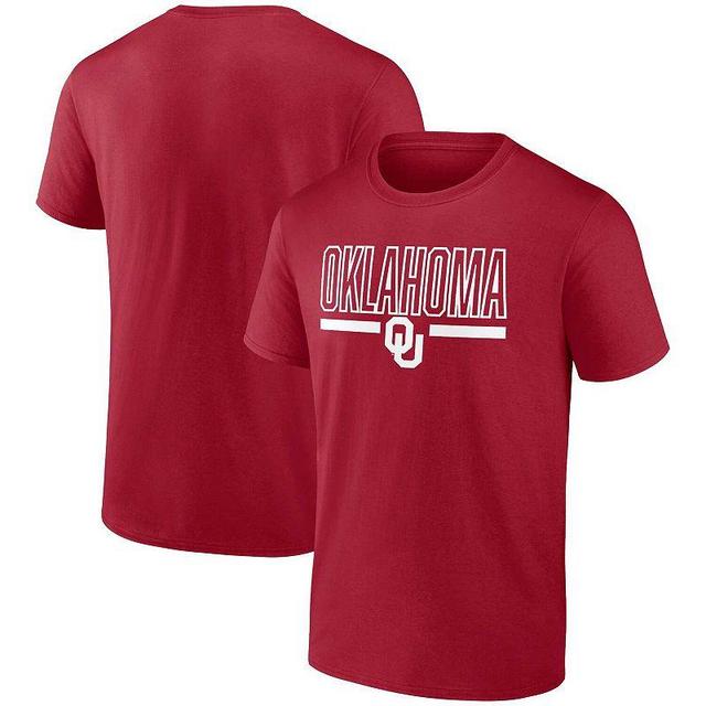 Mens Profile Crimson Oklahoma Sooners Big & Tall Team T-Shirt Product Image