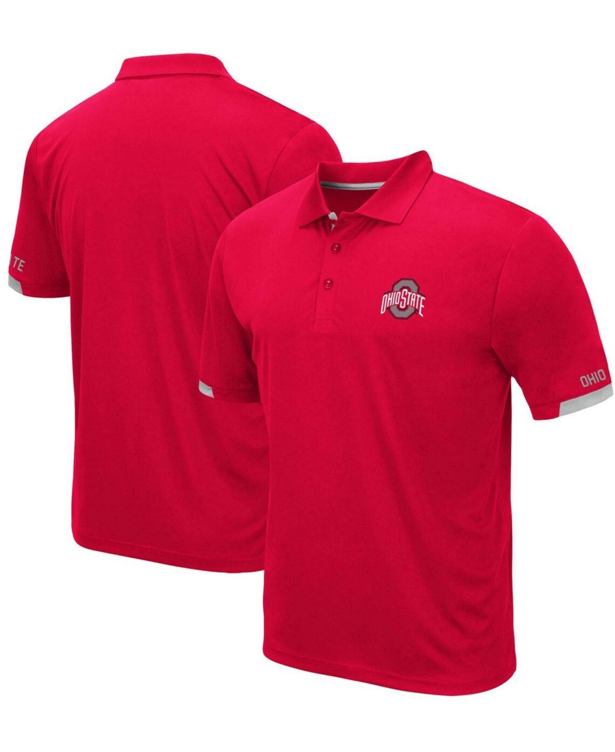 Mens Red Wisconsin Badgers Logo Santry Polo Shirt Product Image