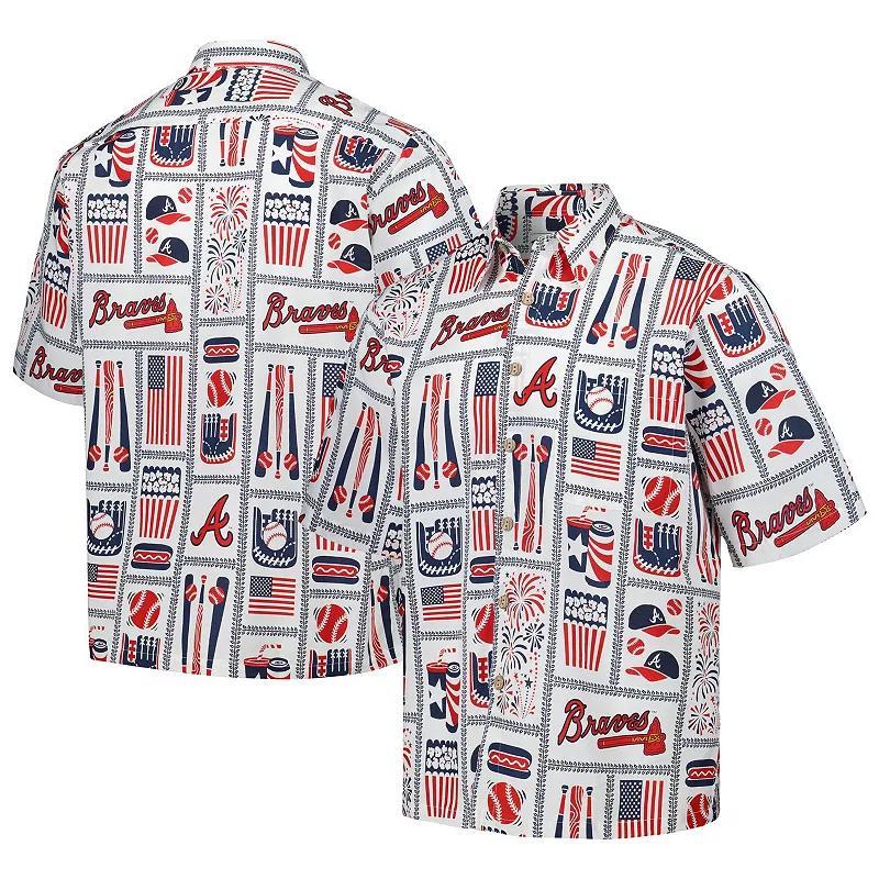 Mens Reyn Spooner Atlanta Braves Americana Button-Up Shirt Product Image