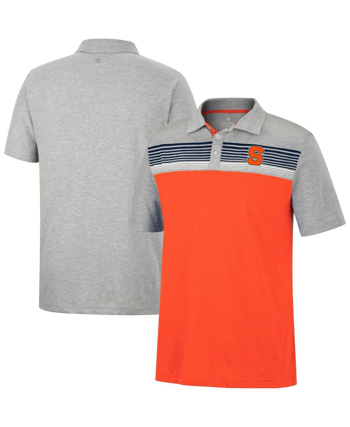 Mens Colosseum Orange Syracuse Orange Caddie Polo Shirt - Orange Product Image