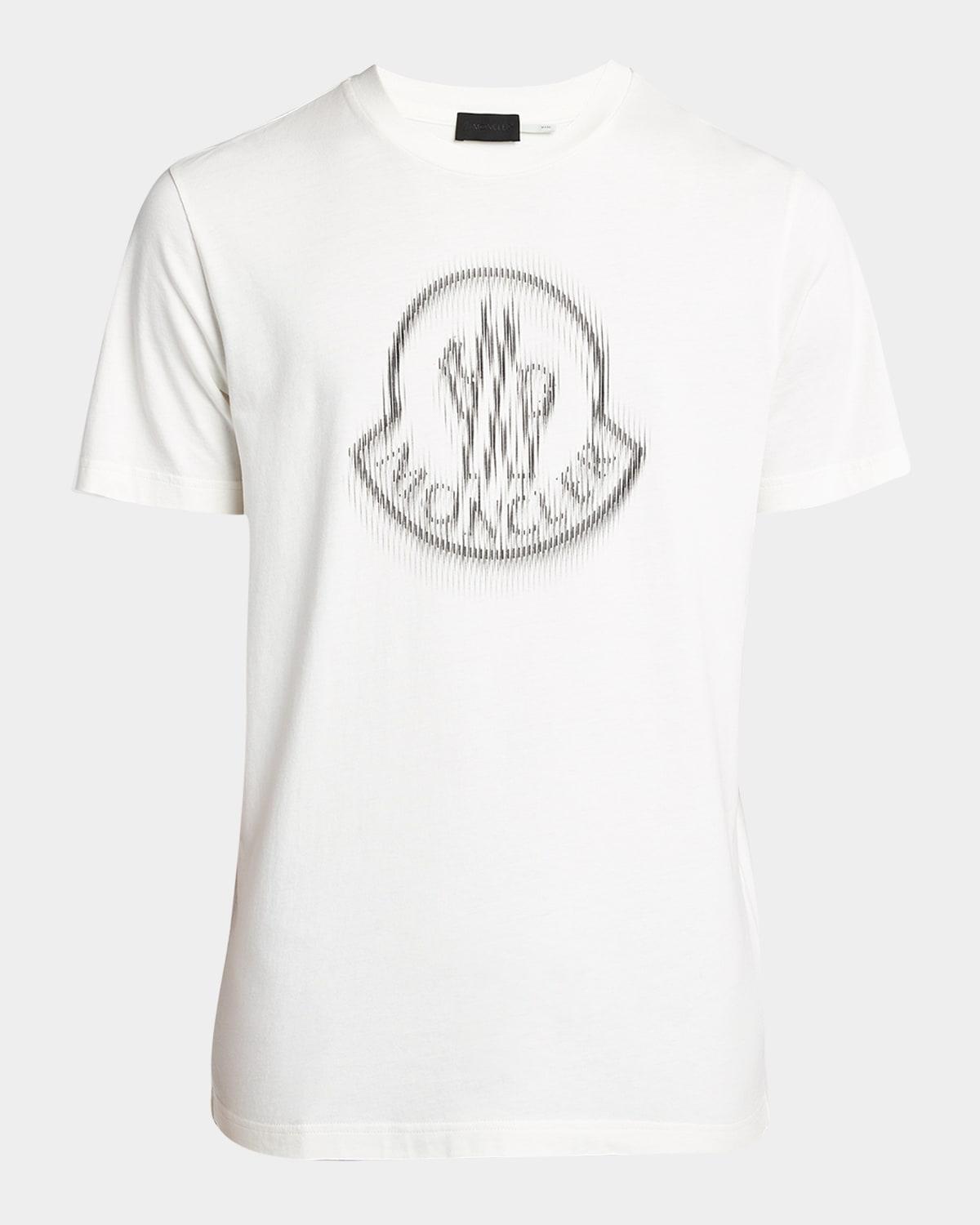 Mens Cotton Faded Logo T-Shirt Product Image