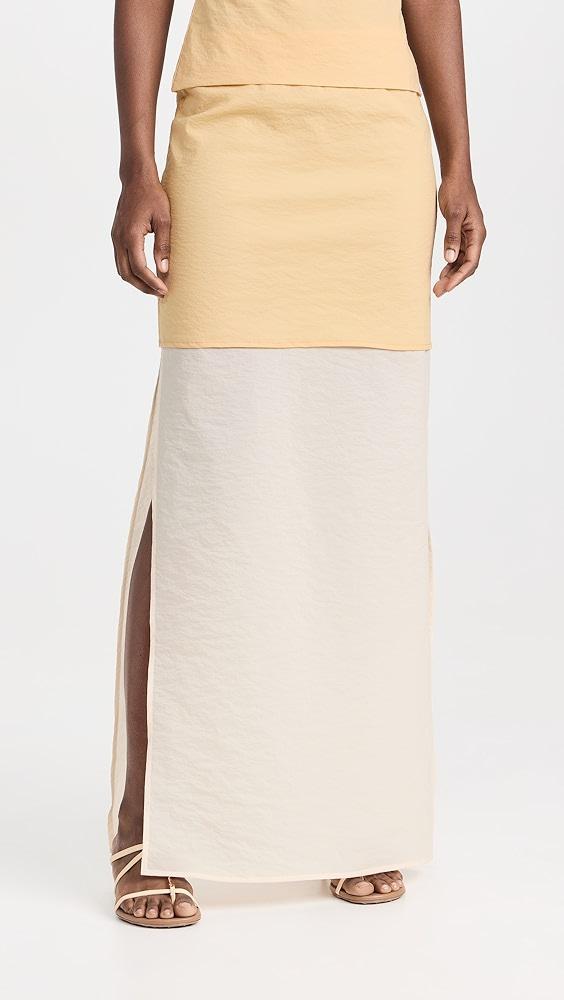 Rosetta Getty Double Layer Split Skirt | Shopbop Product Image