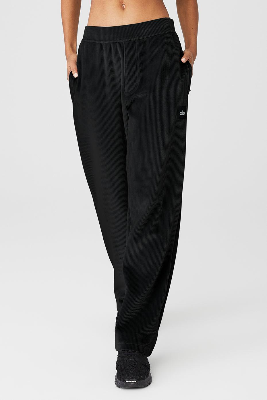 Velour Baller Pant - Black Product Image