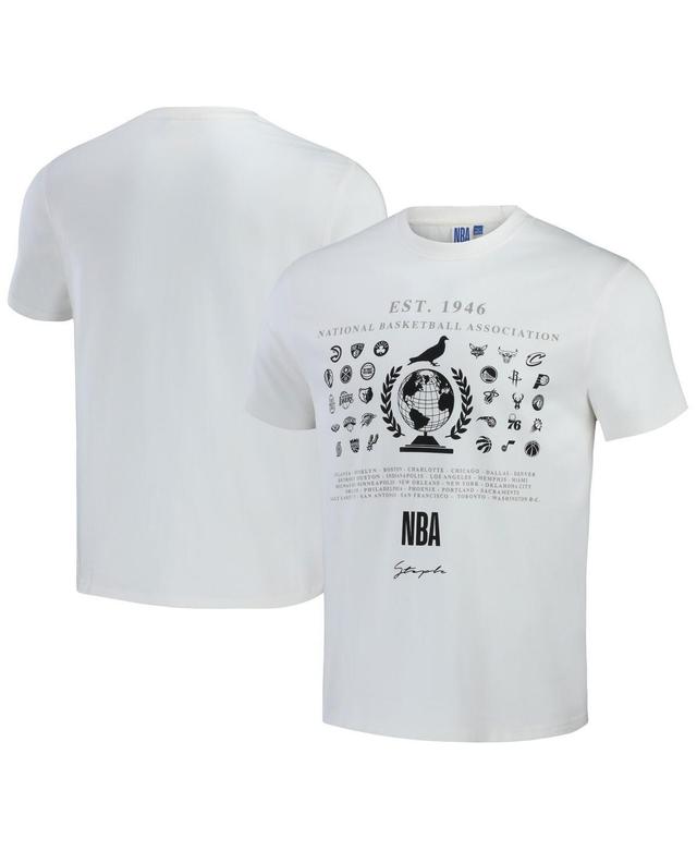 Mens Nba x Staple Cream All Teams Origins T-shirt Product Image