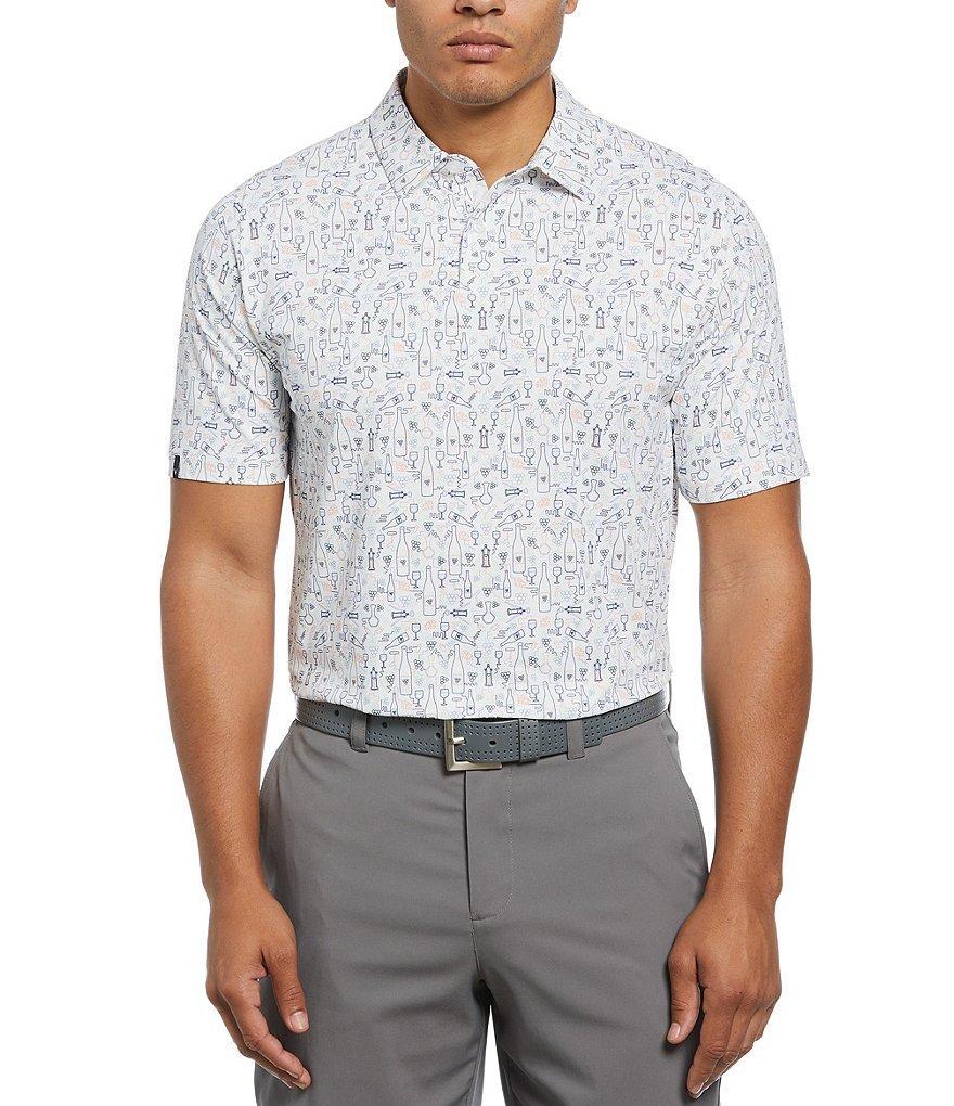 Callaway Short-Sleeve Vineyard Print Golf Polo Shirt Product Image