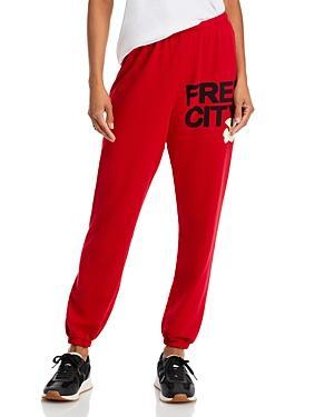 Womens Logo Cotton Sweatpants Product Image