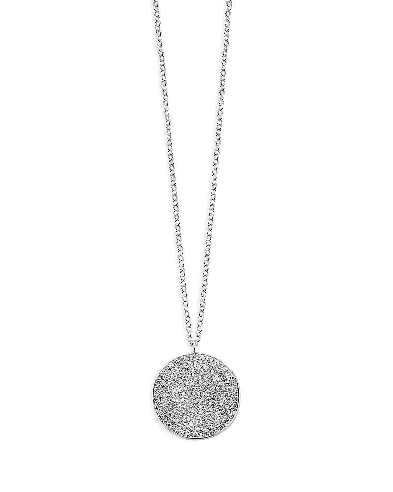 Ippolita Sterling Silver Stardust Diamond Large Flower Disc Pendant Necklace, 16-18 Product Image