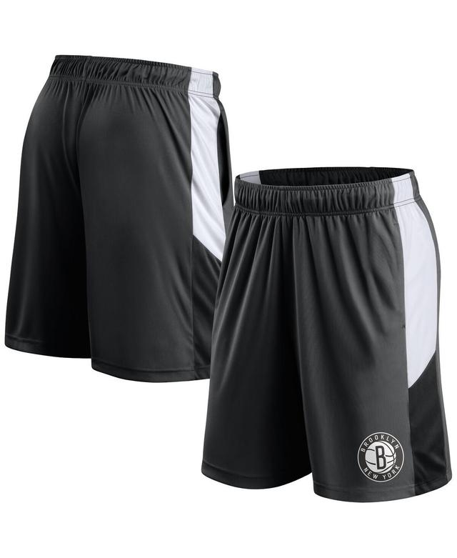 Mens Fanatics Black Brooklyn Nets Practice Performance Shorts Product Image