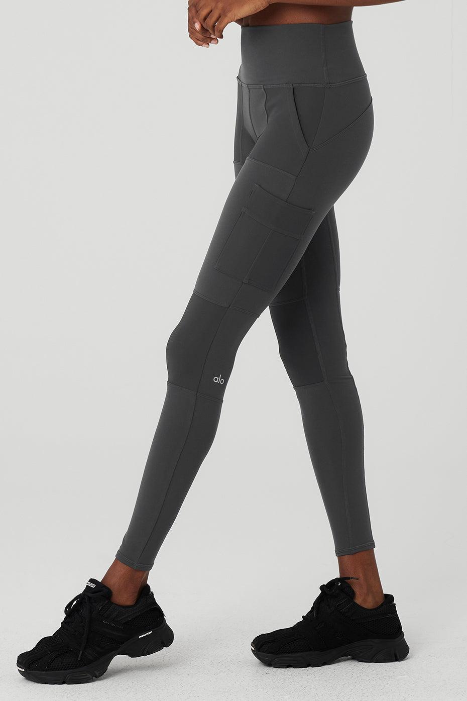 Alo Yoga | High-Waist Cargo Legging Grey Product Image