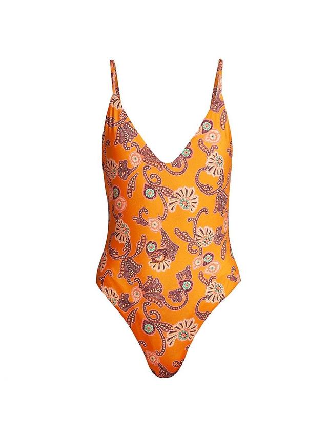 Womens Cleo Scoop One-Piece Swimsuit Product Image