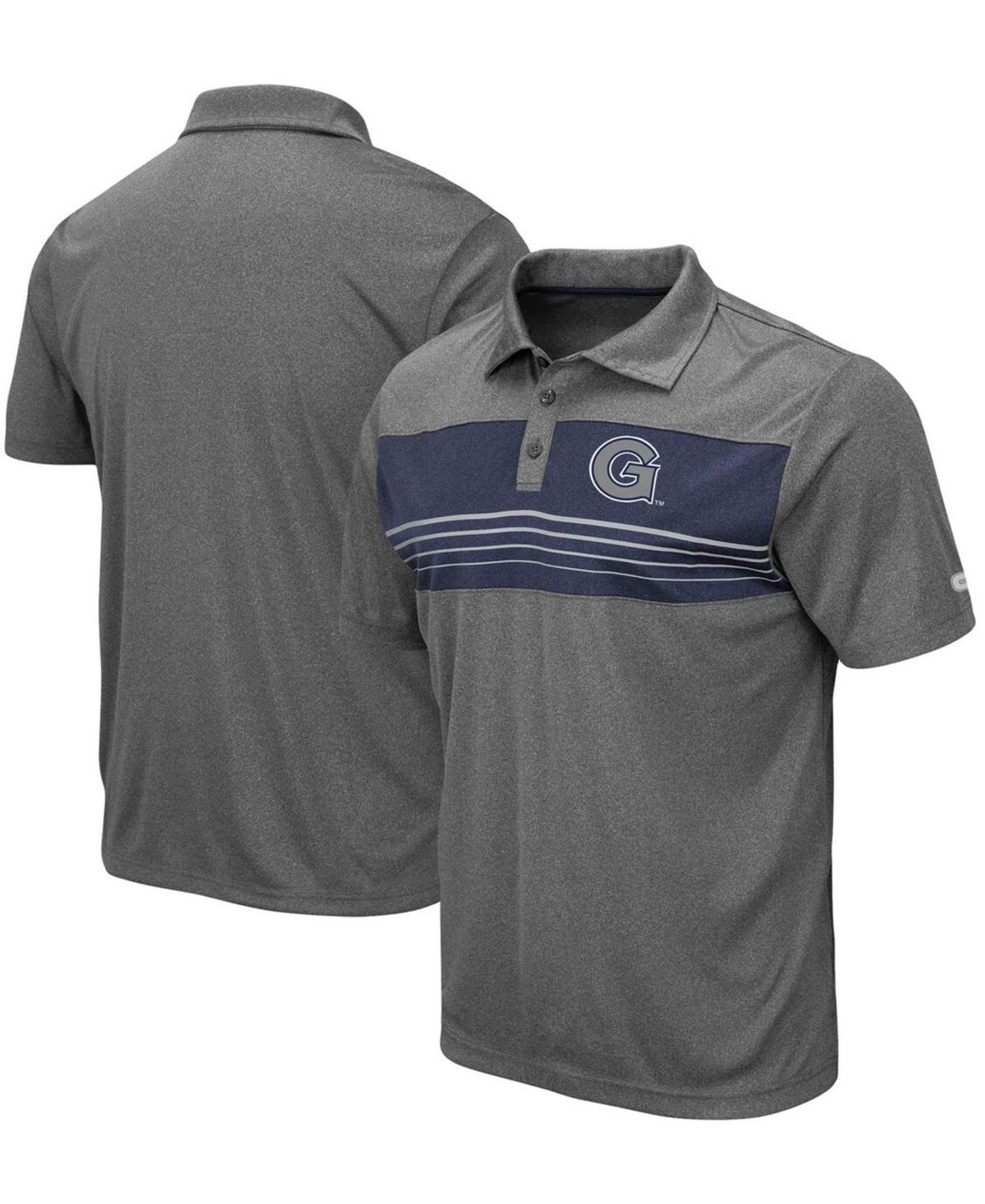 Mens Colosseum Heathered Charcoal Ecu Pirates Smithers Polo Shirt Product Image