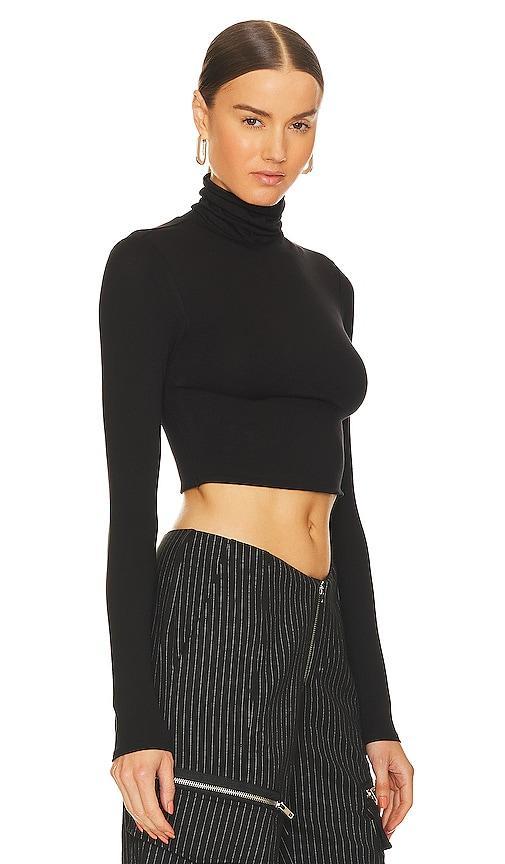 AFRM Micaela Top in Black. Product Image