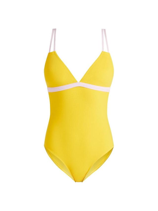 Womens Aruba Colorblocked One-Piece Swimsuit Product Image