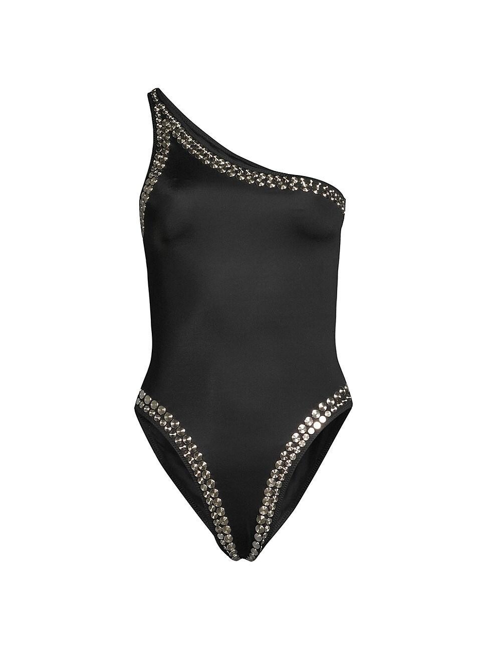 Womens Studded One-Piece Swimsuit product image