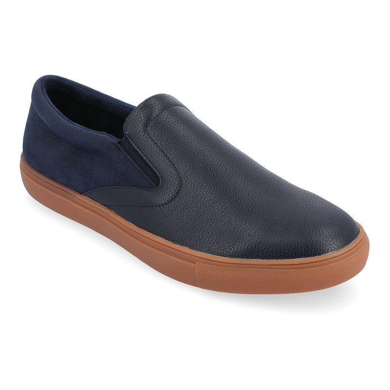 Vance Co. Wendall Mens Slip-On Sneakers Blue Product Image