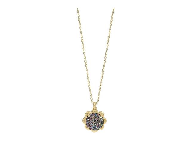 Womens Gold-Plated Pendant Necklace Product Image