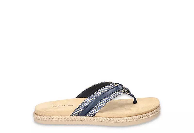 Easy Street Womens Starling Slip-On Thong Sandals Product Image