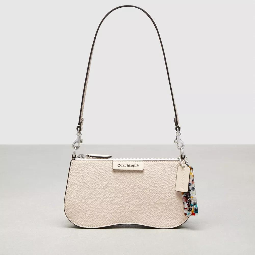 Wavy Baguette Bag In Pebbled Coachtopia Leather Product Image