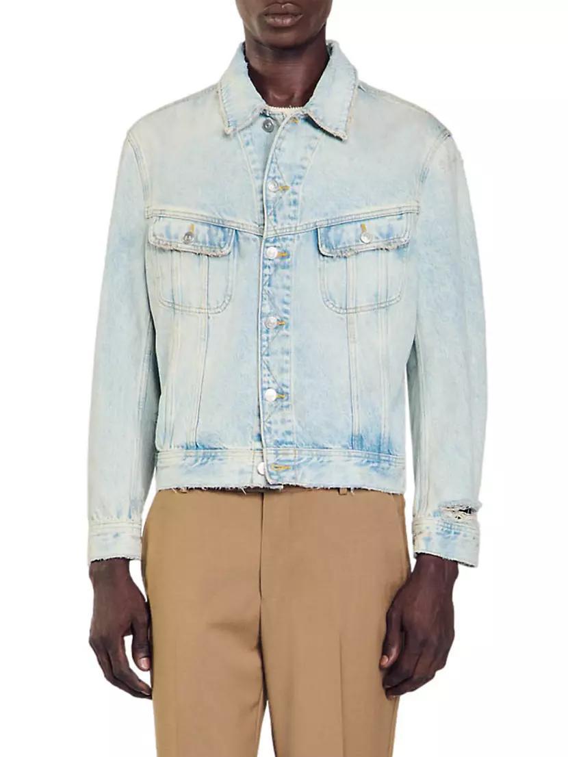 Faded Denim Jacket Product Image