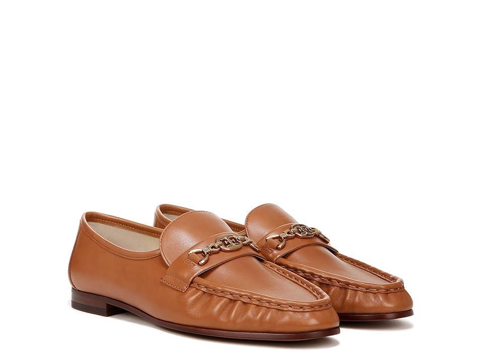 Sam Edelman Lucca Leather Ruched Bit Buckle Flat Loafers Product Image