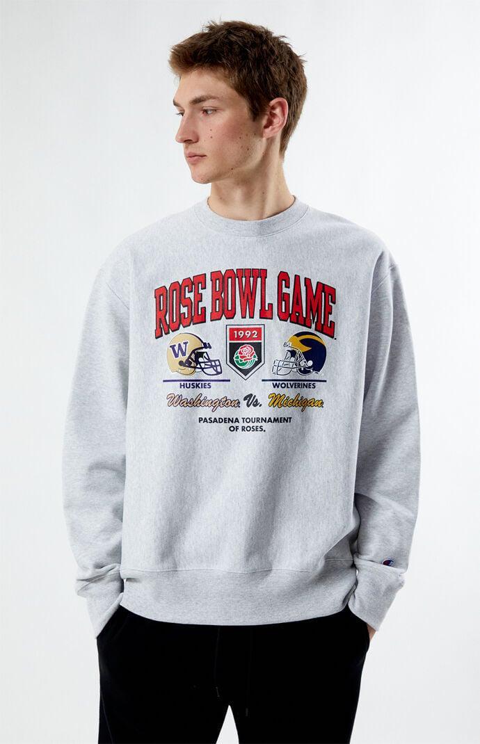 Champion Men's x Rose Bowl Stadium Reverse Weave Crew Neck Sweatshirt Product Image