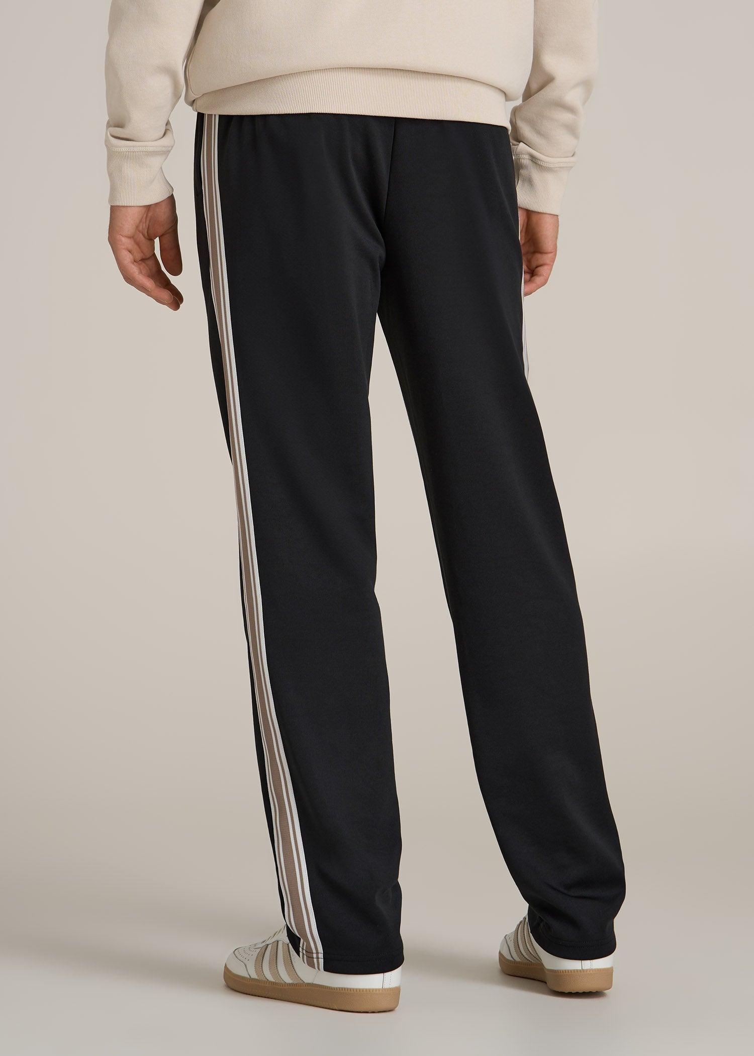 Tricot Track Pants for Tall Men in Black Product Image