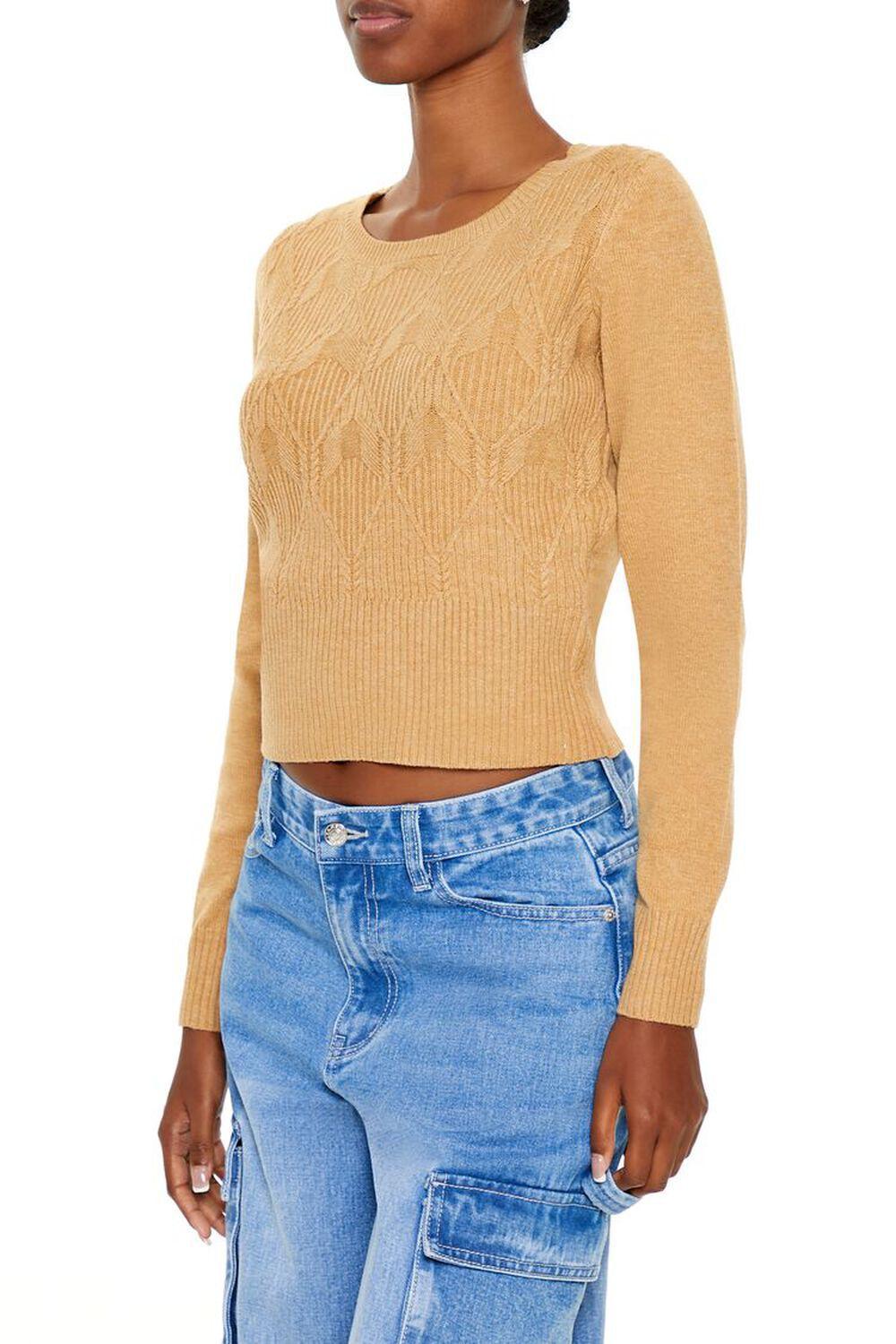 Cropped Lattice Sweater | Forever 21 Product Image