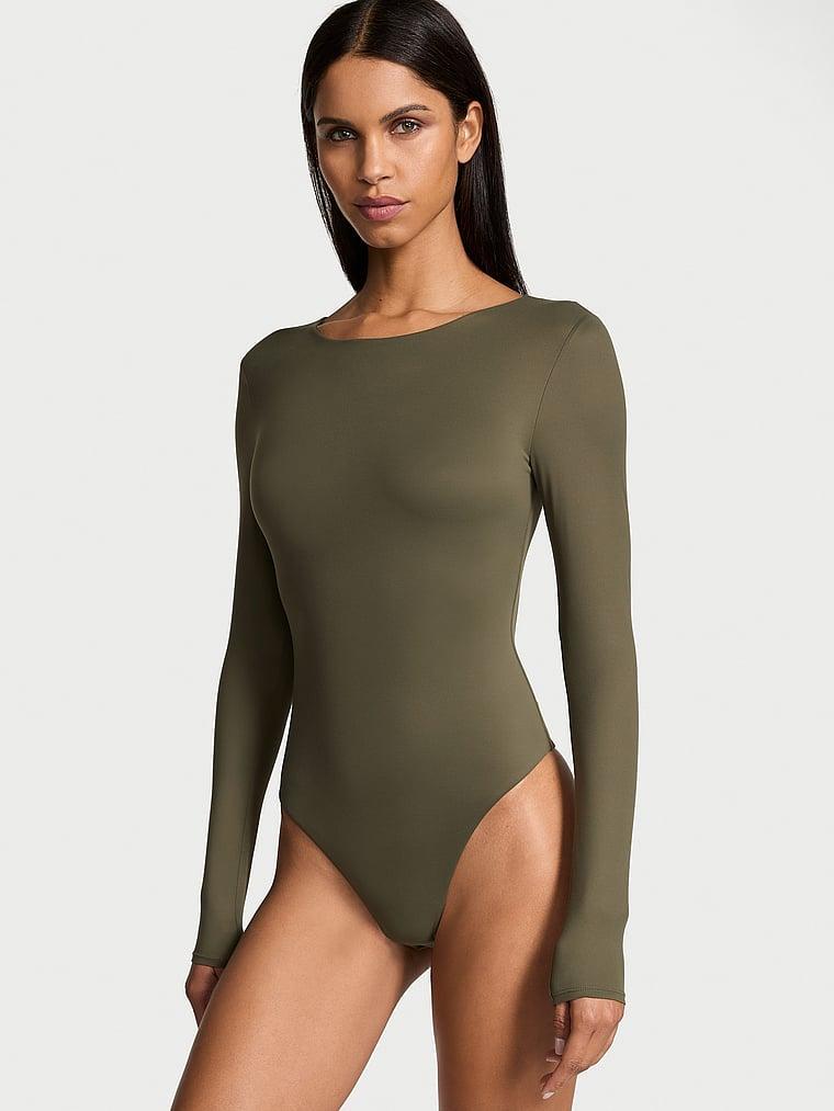 BODYWEAR by Victoria with FeatherSoft™ Innovation Long-Sleeve Bodysuit Product Image