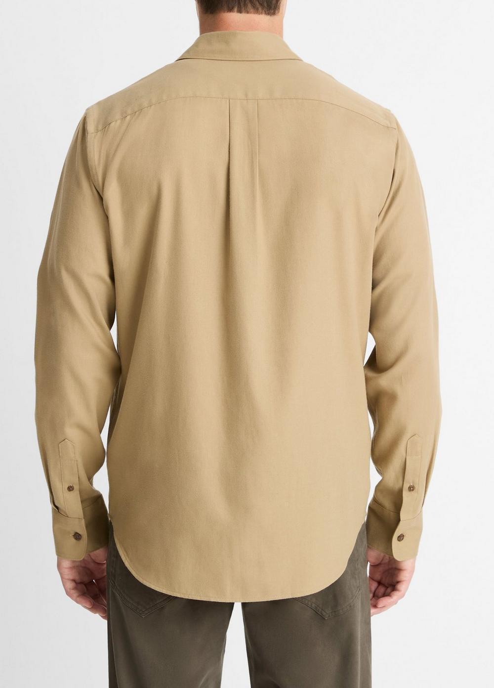 Italian Cotton-Wool Twill Shirt Product Image