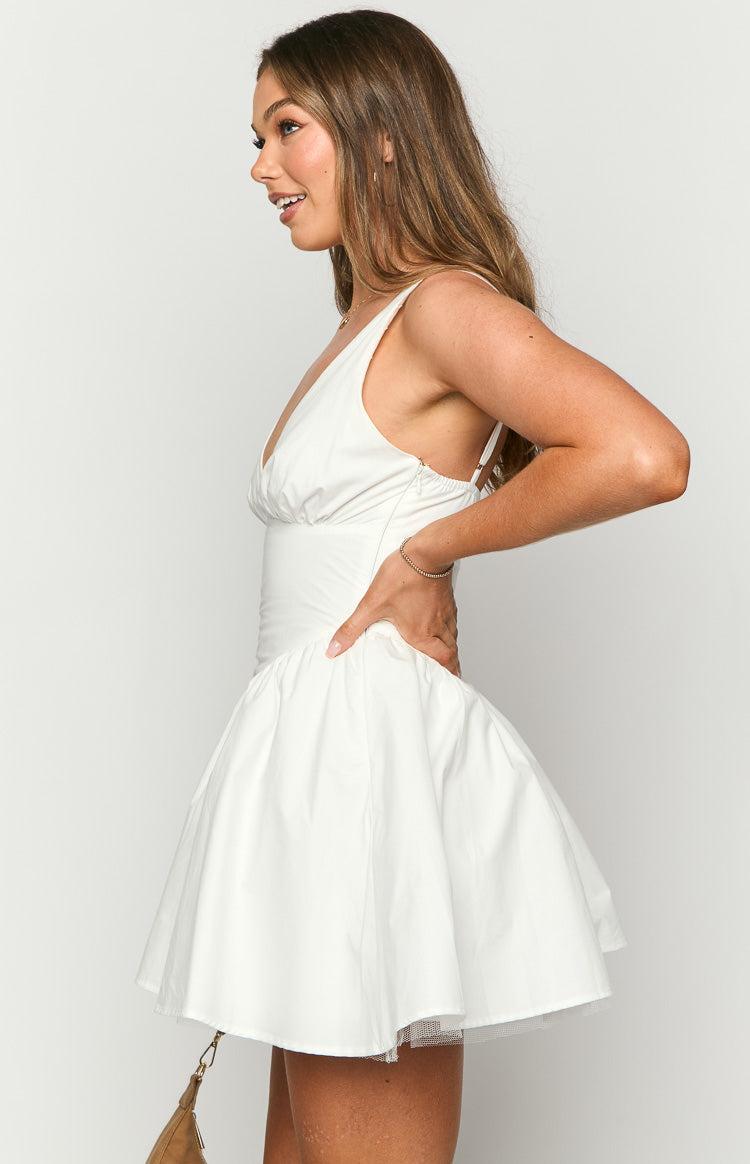 Halvin White Mini Dress Product Image