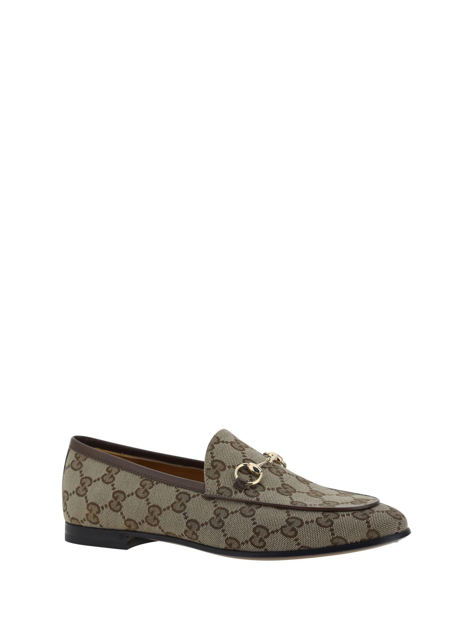 GUCCI Jordaan Loafers In Beige Product Image