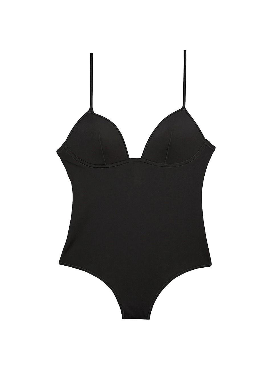 Womens Soft-Cup Wireless Bodysuit Product Image