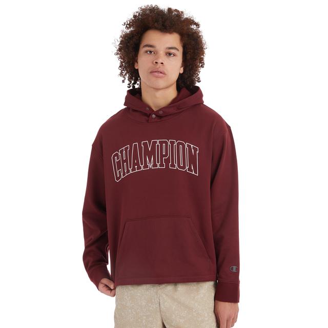 Mens Champion Game Day Hoodie 2.0, Block Letters Maroon M Product Image