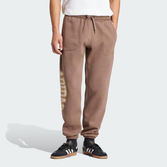 adidas VRCT Sweat Pants Earth Strata M Mens Product Image