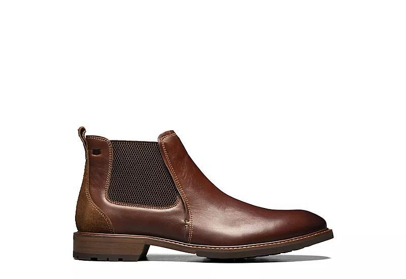 Florsheim Lodge Plain Toe Gore Boot (Chestnut Smooth) Men's Shoes Product Image