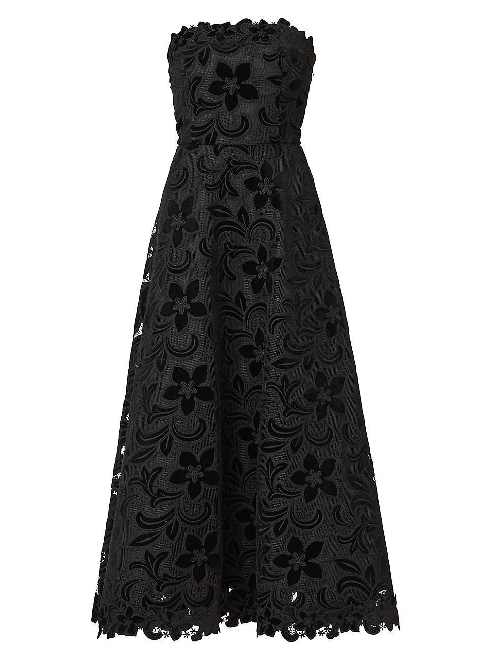 Womens Anessa Strapless Jacquard Dress Product Image