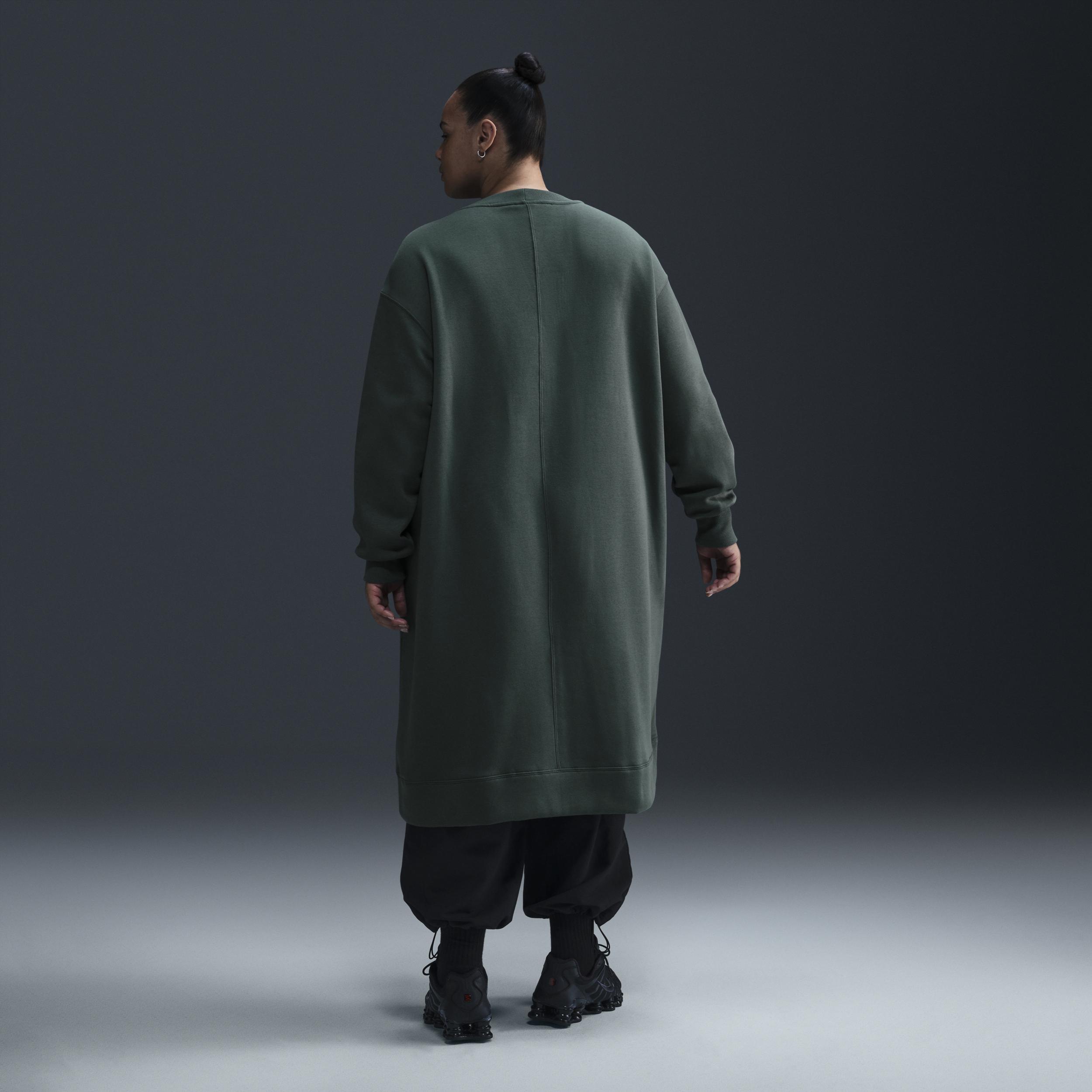 Women's Nike Sportswear Phoenix Fleece Oversized Long Cardigan (Plus Size) Product Image